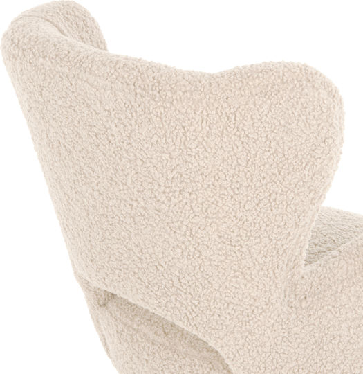 Mylie Ohrensessel Ecru 66x75x93cm