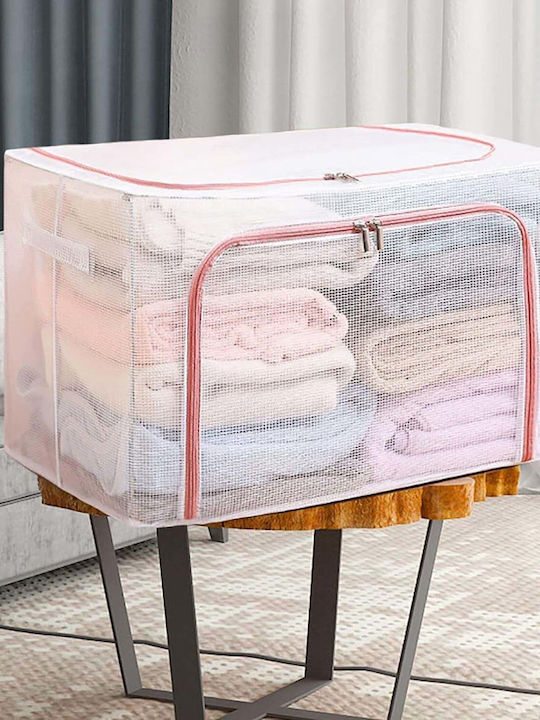 Plastic Storage Box with Lid Red 50x40x33cm 1pcs
