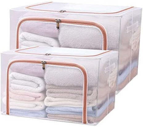 Plastic Storage Box with Lid Red 50x40x33cm 1pcs