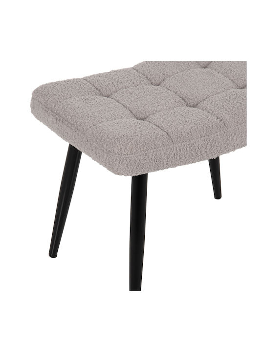 Crawley cu Puf Gri 70x74x105cm