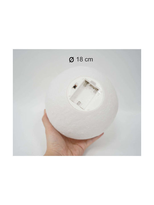 Dekorative Lampe Mondlicht Weiß
