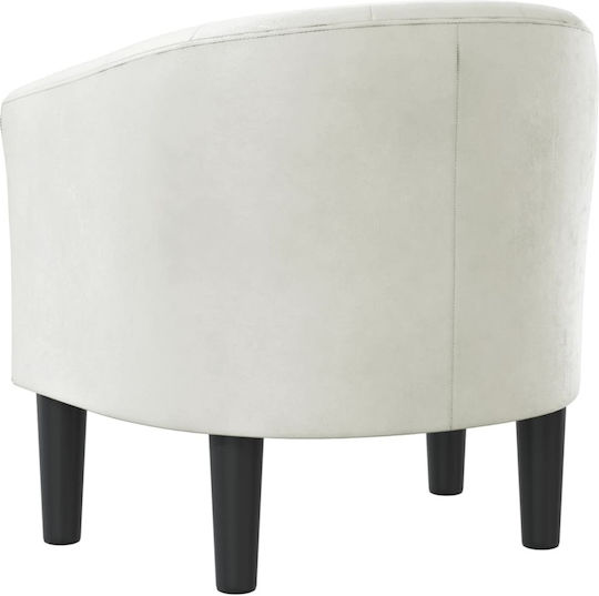 Sessel aus Kunstleder White 70x56x68cm