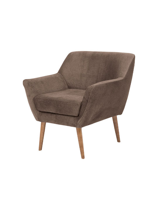Carla Armchair Coffee 80x75x85cm