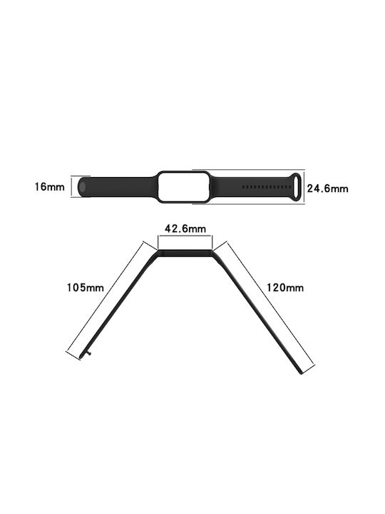 Strap Silicone Orange (Huawei Band 7)