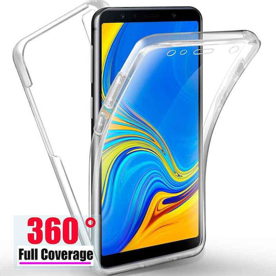 360 Full Cover Σιλικόνης / Πλαστικό 0.3mm Διάφανο (iPhone 14 Plus)