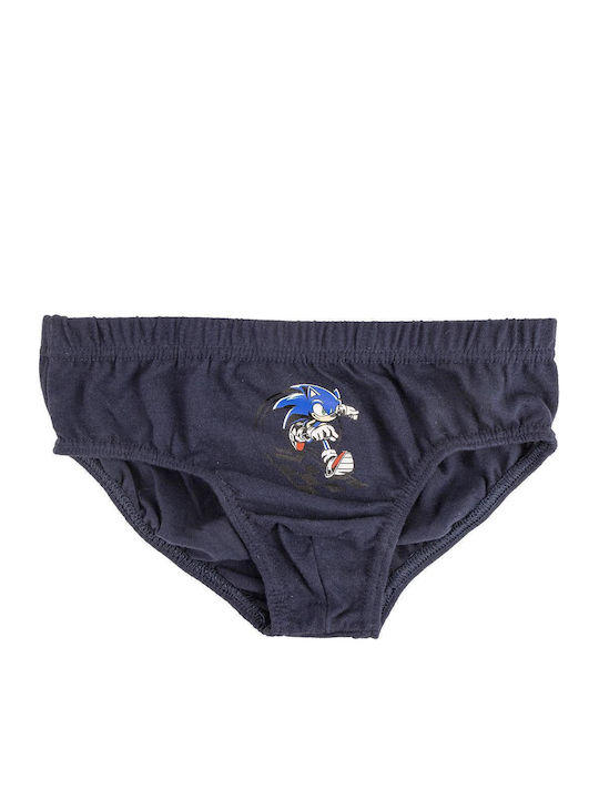 Disney Sonic Set pentru copii cu chiloței Multicolore 5buc