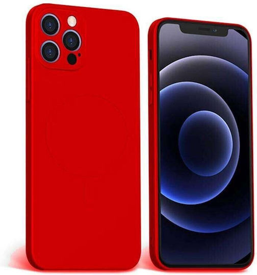 Back Cover Σιλικόνης Κόκκινο (iPhone 12 mini)