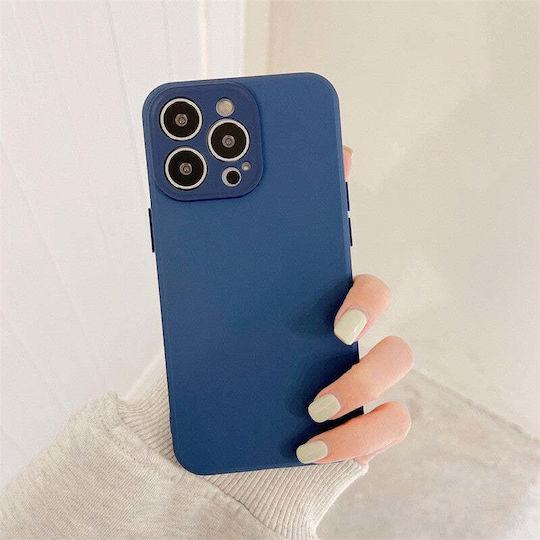 Ring Back Cover Silicon Albastru (Galaxy A71)