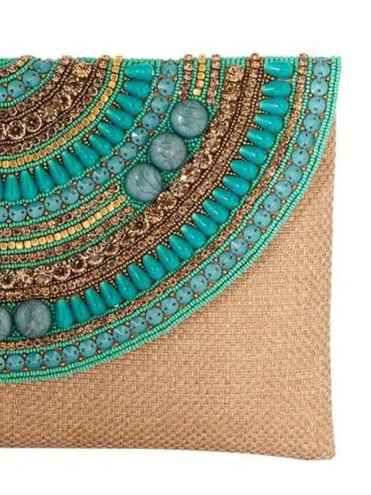 Boho Luxe Handmade Bag Turquoise Dream