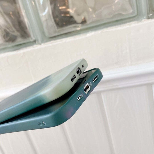 Umschlag Rückseite Silikon / Kunststoff Grün (iPhone 11 Pro)