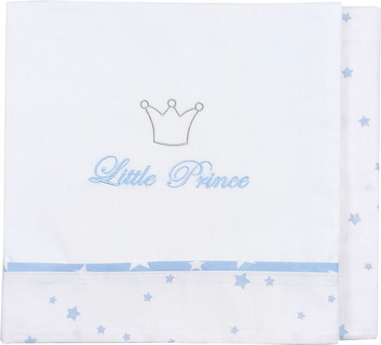 Baby Star Fitted Set 5527 Light Blue 75x100cm Baby Sheets
