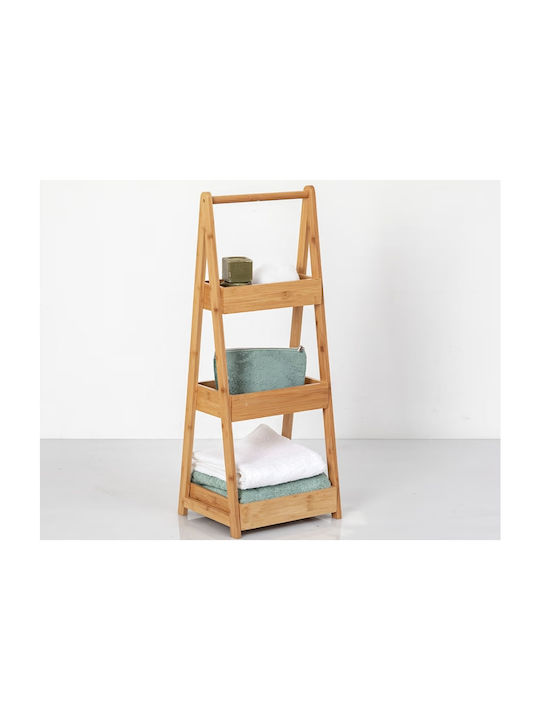 Bibliotecă 5five Bamboo 30x25,5x78 cm