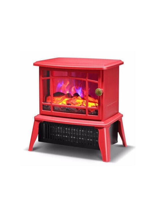 Под Електрически Камини 1500W Червен
