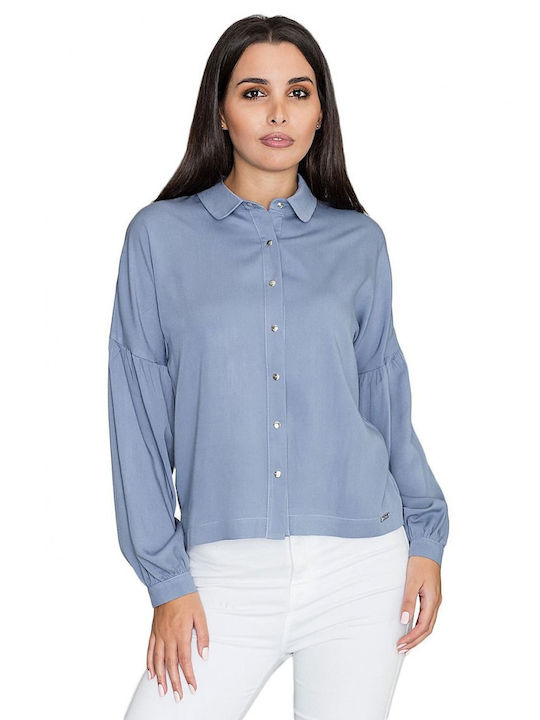 Figl Women's Long Sleeve Shirt Blue