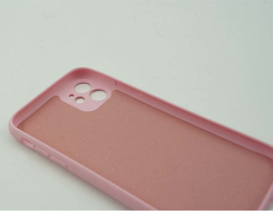 Umschlag Rückseite Silikon Rosa (iPhone 11)