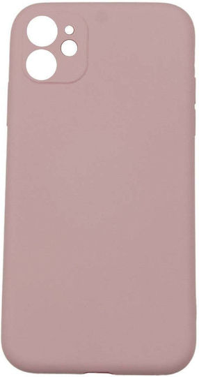 Umschlag Rückseite Silikon Rosa (iPhone 11)