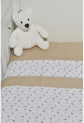 Baby Oliver Baby Bettlaken Beiges 110x170cm