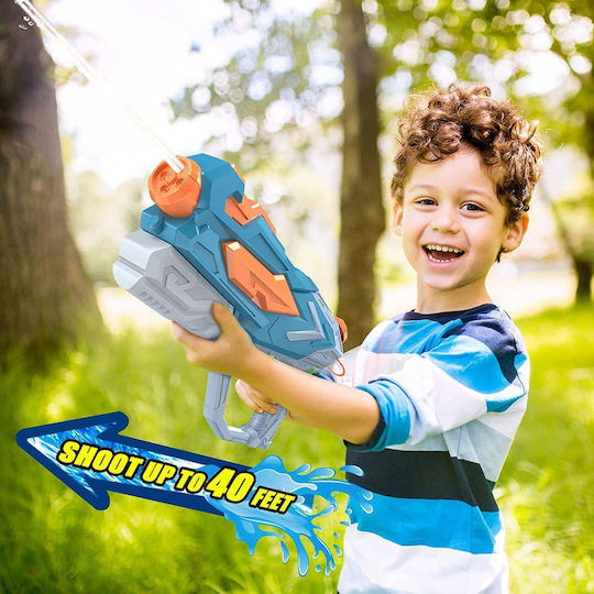 Water Gun Kids Tank Pool Beach Flippy 6 Years+ Blue 4 Nozzles 900ml