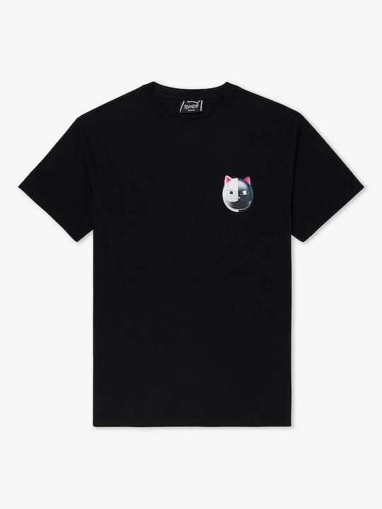 Rip N Dip T-shirt Bărbătesc cu Mânecă Scurtă Negru