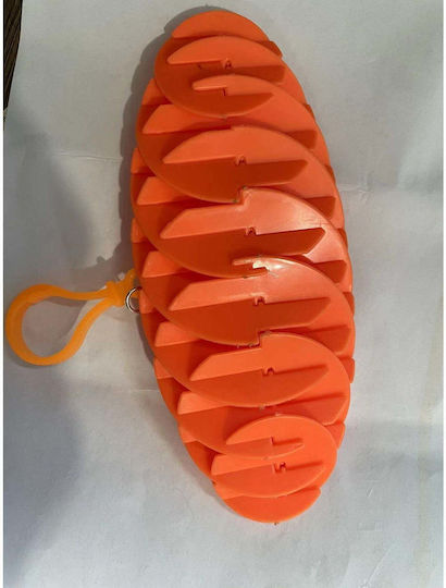 Antistress Schlüsselanhänger Kunststoff Orange