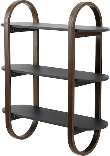 Ράφι Bellwood Μαύρο 65.2x23.6x74.9εκ.