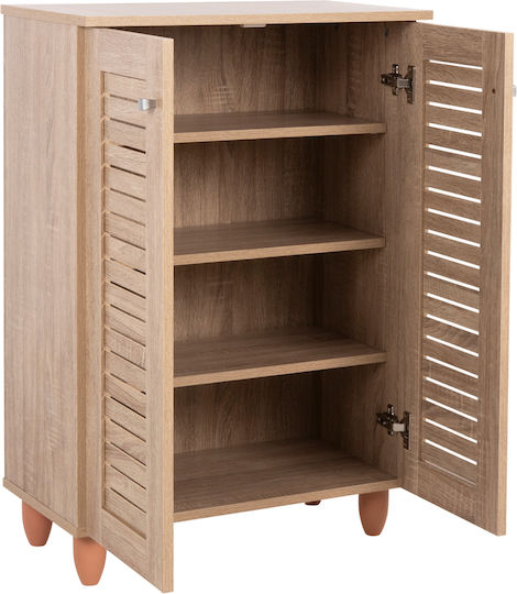 Prolly Wooden Shoe Organizer with 4 Shelves Sonama 60x34x88cm