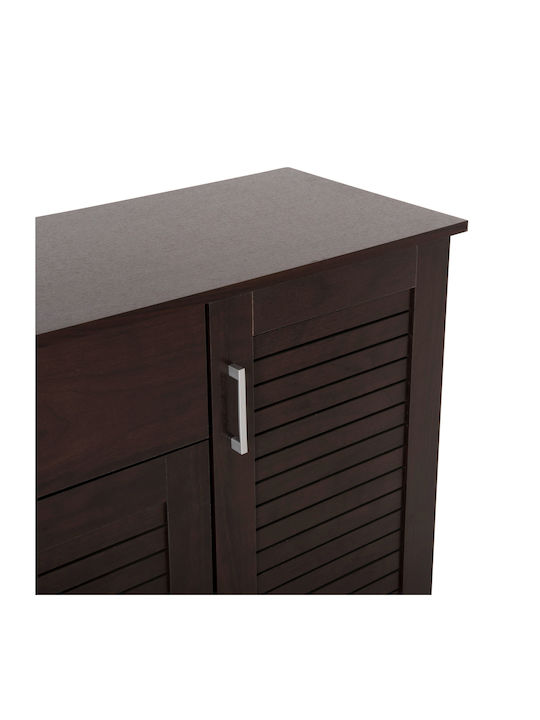 Proby Wooden Shoe Organizer Wenge 120x37.5x121.5cm