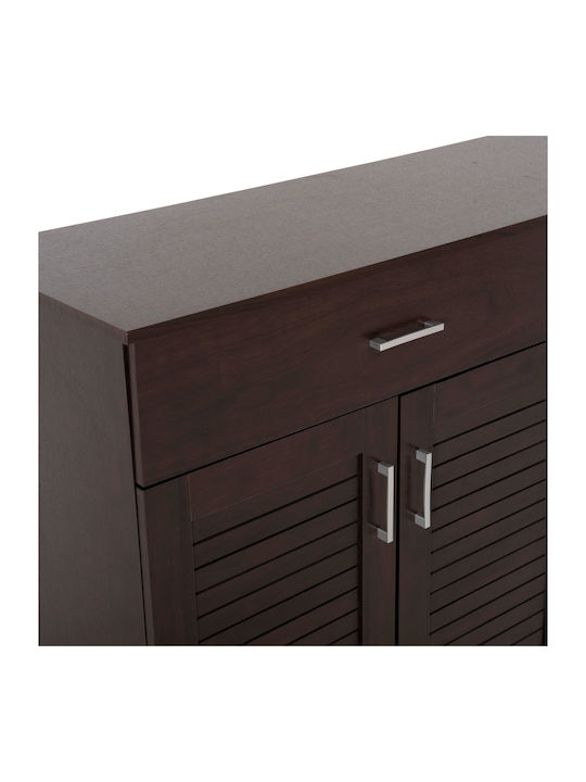 Proby Wooden Shoe Organizer Wenge 120x37.5x121.5cm