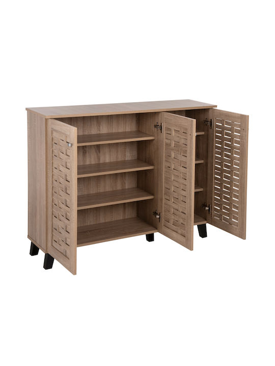 Holz Schuhschrank Prody Sonoma 115x34x89cm