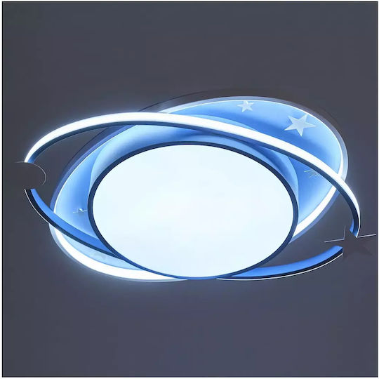 Kids Single Mount Ceiling Light E27 Blue 87W