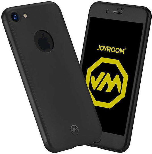 Joyroom 360 Full Cover Plastic / Tempered Glass / Silicon 0.3mm Negru (Realme 6 / 6s)