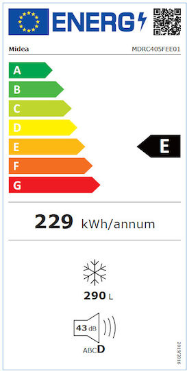 Midea Καταψύκτης Μπαούλο 290lt