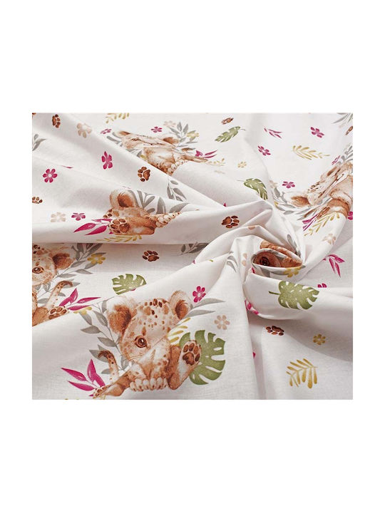 Dimcol Sheet Set Single Cotton Beige 160x240cm 2pcs