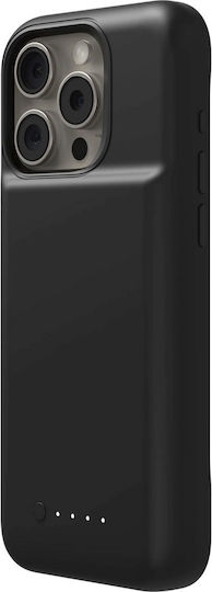 Mophie Umschlag Rückseite Kunststoff Schwarz (iPhone 15 Pro)
