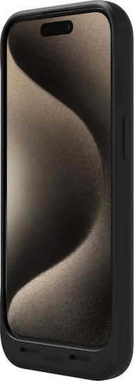 Mophie Umschlag Rückseite Kunststoff Schwarz (iPhone 15 Pro)