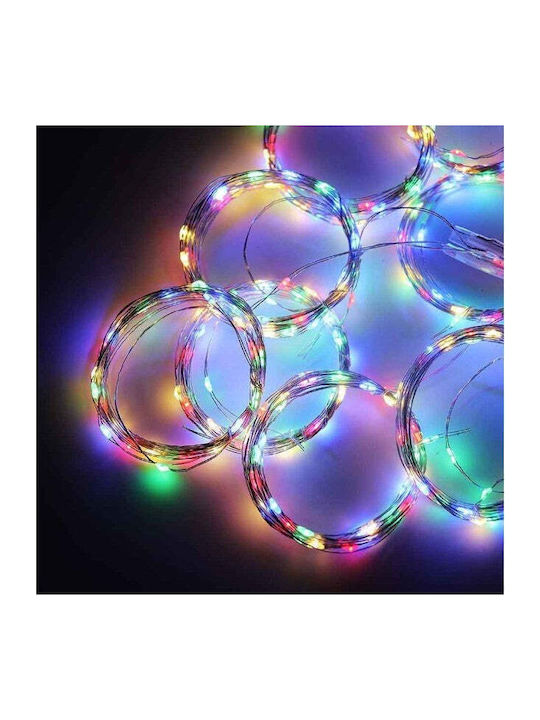 100 Lămpițe LED 3m. x 100buc Multicolore USB tip Perdea 1buc