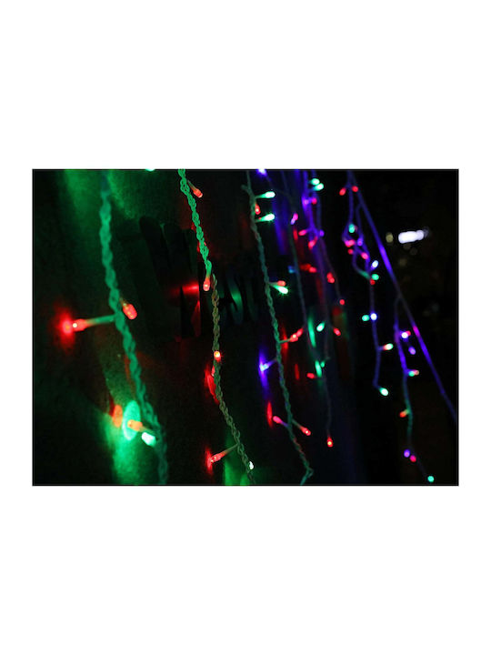 858 Λαμπάκια LED Βροχή 30μ. Πολύχρωμα
