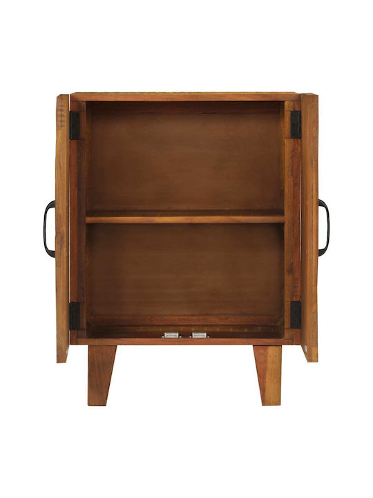 Sideboard made of Solid Wood Colorful 55x30x75cm