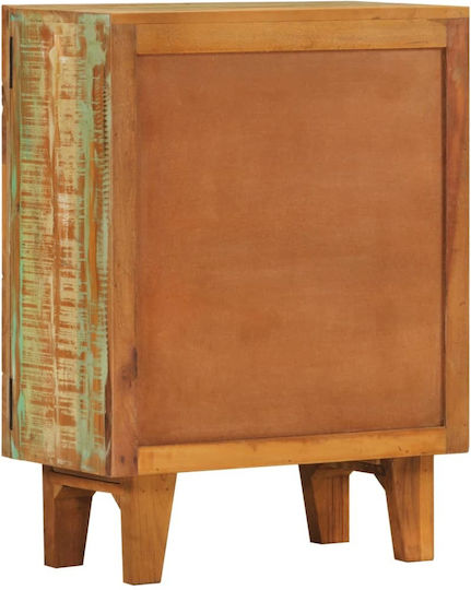 Sideboard made of Solid Wood Colorful 55x30x75cm