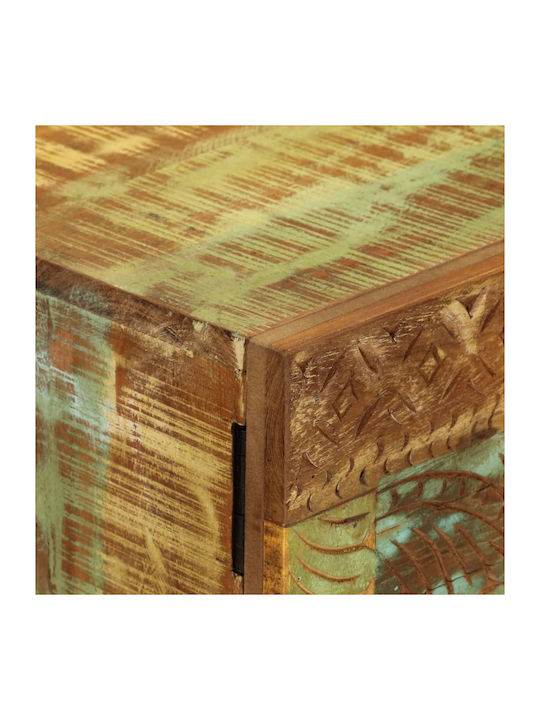 Sideboard made of Solid Wood Colorful 55x30x75cm