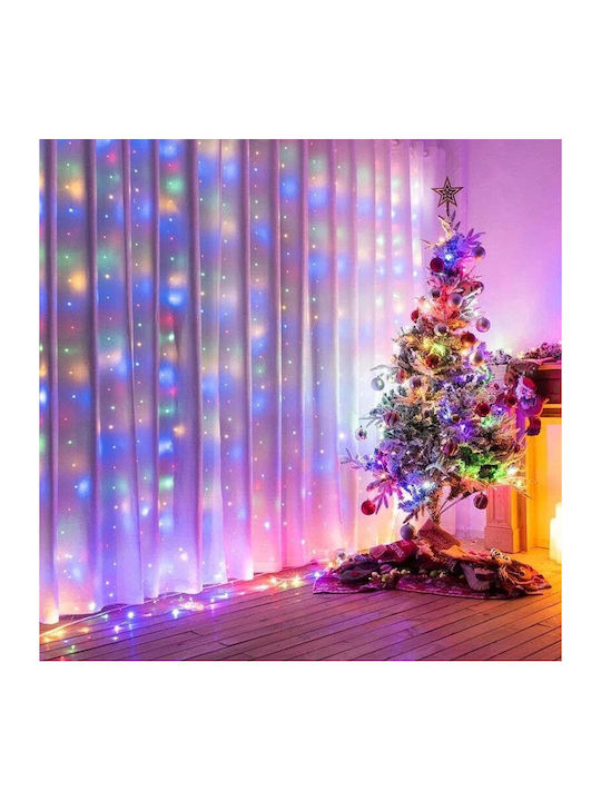 60 Lămpițe LED 1m. x 100buc Multicolore tip Perdea 1buc