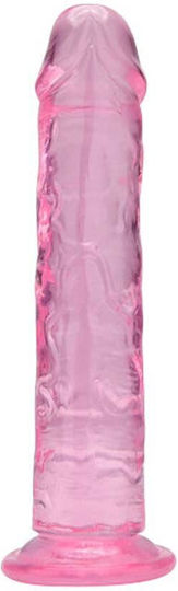 Loving Joy Dildo Realistic Cu Scrotum Și Ventuză Roz 18cm
