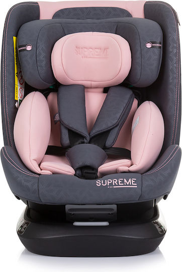 Chipolino Supreme Детско Столче за Кола i-Размер с Isofix Flamingo 0-36 кг