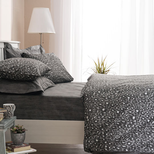 Charalambidis Textiles Κουβερλί Μονό Μαύρο 160x230cm