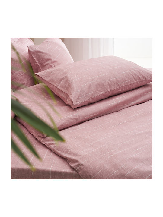 Charalambidis Textiles Κουβερλί Μονό από Βαμβάκι & Πολυεστέρα Σομόν 160x230cm