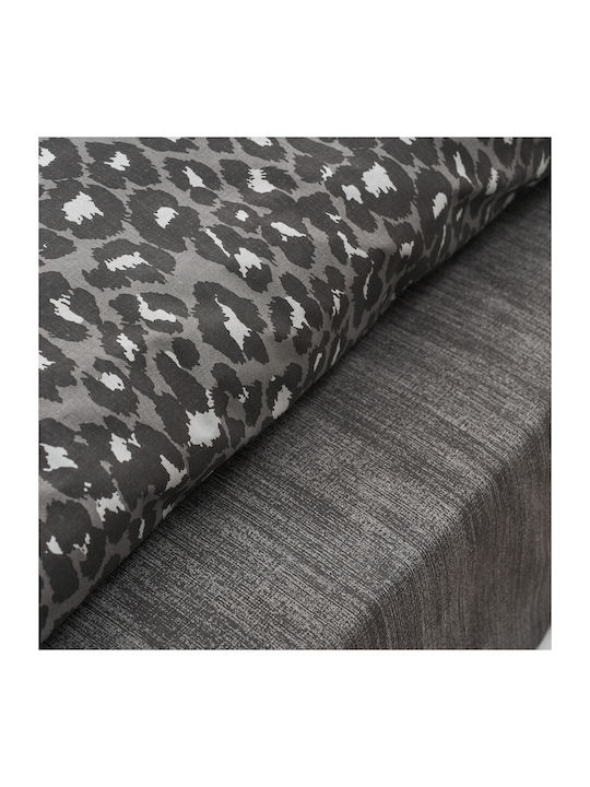 Charalambidis Textiles Κουβερλί Μονό από Βαμβάκι & Πολυεστέρα Μαύρο 160x230cm