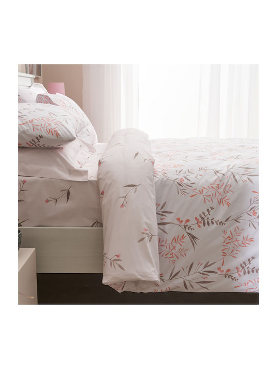 Charalambidis Textiles Κουβερλί Υπέρδιπλο από Βαμβάκι & Πολυεστέρα Σομόν 220x230cm