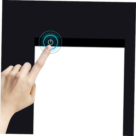 A4 Drawing Board Zola Led Backlight 3 Lighting Levels 1.8w Microusb 23x30.5x0.35 Cm Tran
