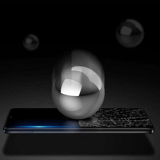 Adeziv complet Tempered Glass Negru (Oppo A77)