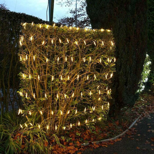 120 Lichterketten LED 1.5m. x 150cm Warmes Weiß Typ Netz 1Stück